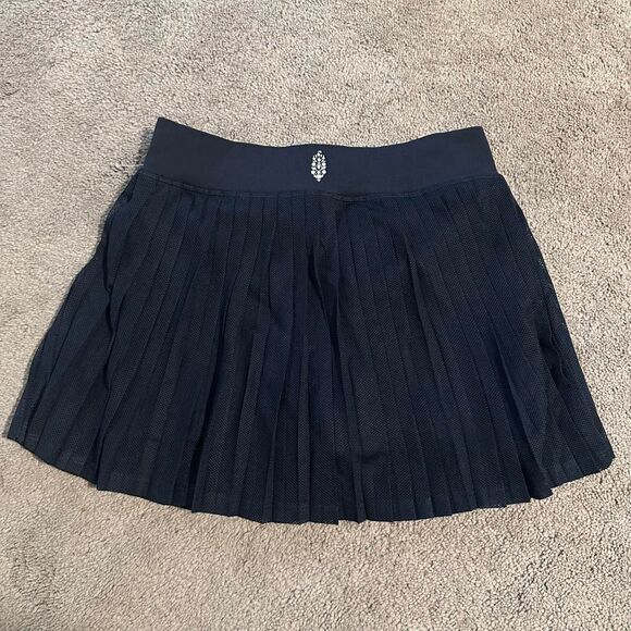 Free People Movement FP pleated mini skirt skort XS/S tennis golf mesh workout - Picture 7 of 8